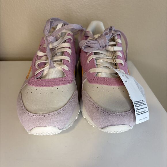 Reebok Women's Classic Leather Bone/Pea Glow/Ashen Lilac Sneakers 100075291 sz 6 - Picture 3 of 11